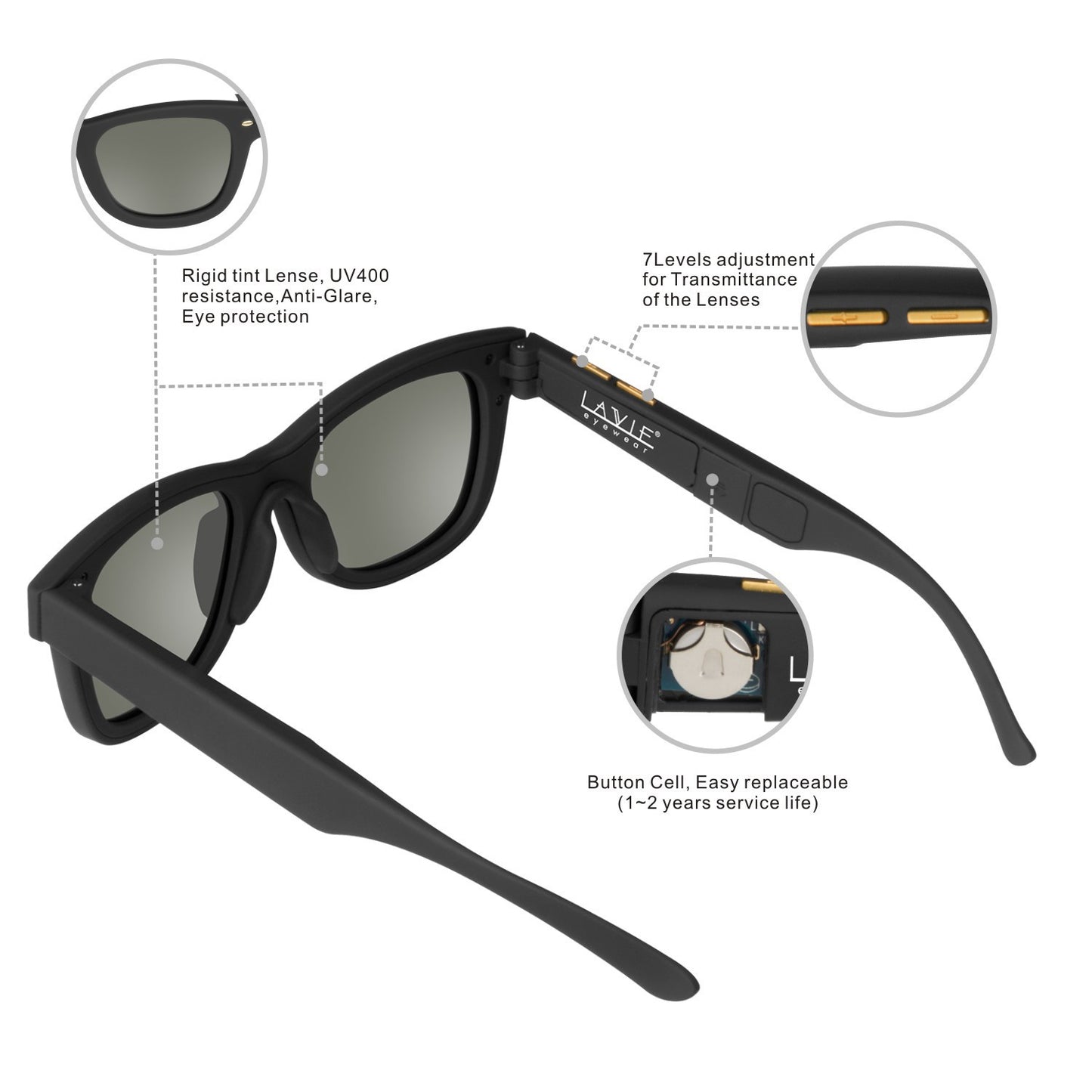 Manually Adjustable ND Sunglasses